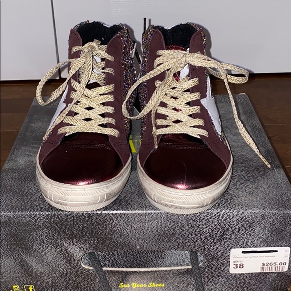 New Piranha High-top Sneaker Glitter size 38 - Picture 5 of 5